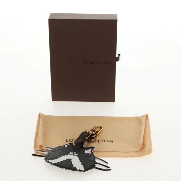 LOUIS VUITTON Monogram Catgram Porte Address Key Holder Gray MP2282 Auth 145598A - Picture 6 of 16